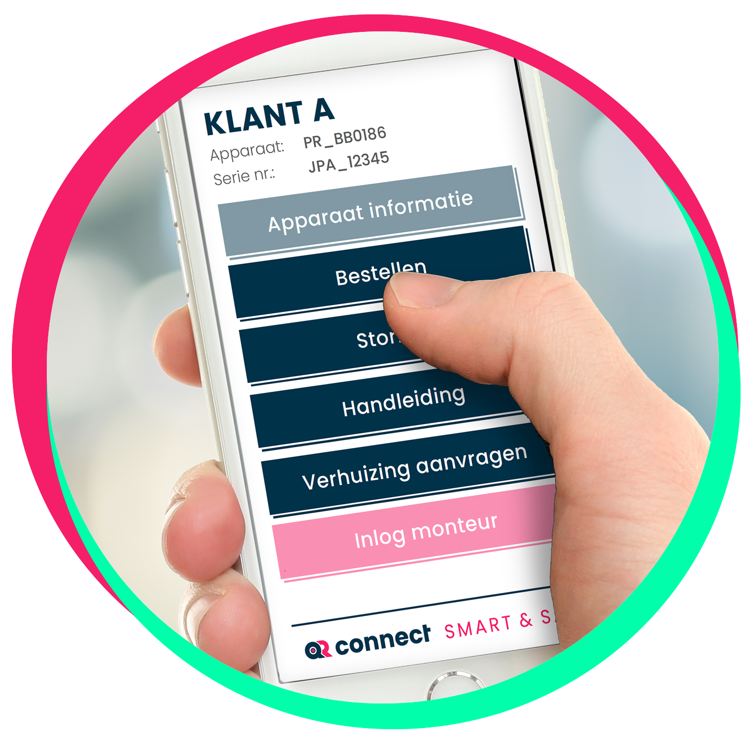 Storing melden via QR Code | QR Connect